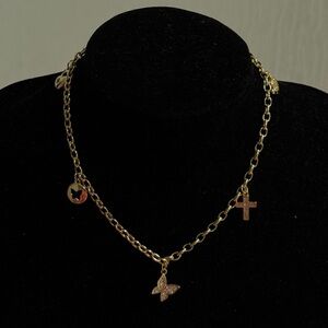 Gold S925 Italy Charm Anklet